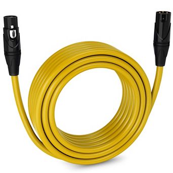 LyxPro XLR Cable, 50 Feet Male-to-Female, 3 Pin Mic Cable