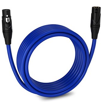 LyxPro XLR Cable, 20 Feet Male-to-Female, 3 Pin Mic Cable