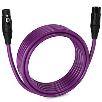 LyxPro XLR Cable, 20 Feet Male-to-Female, 3 Pin Mic Cable