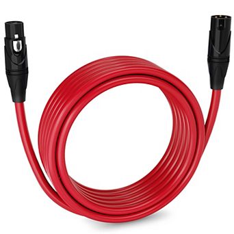 LyxPro XLR Cable, 20 Feet Male-to-Female, 3 Pin Mic Cable