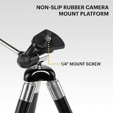 Kodak PhotoGear 42” Camera Tripod, Compact Tripod for Camera with Remote