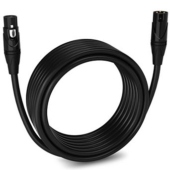 LyxPro XLR Cable, 25 Feet Male-to-Female, 3 Pin Mic Cable