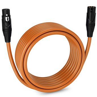 LyxPro XLR Cable, 25 Feet Male-to-Female, 3 Pin Mic Cable