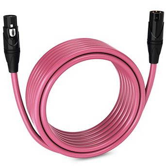LyxPro XLR Cable, 25 Feet Male-to-Female, 3 Pin Mic Cable