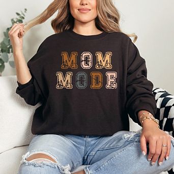 Simply Sage Market Colorful Mom Mode Stacked Sweatshirt