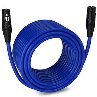 LyxPro XLR Cable, 100 Feet Male-to-Female, 3 Pin Mic Cable