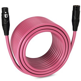 LyxPro XLR Cable, 100 Feet Male-to-Female, 3 Pin Mic Cable