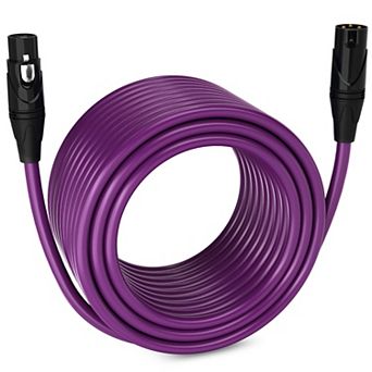 LyxPro XLR Cable, 100 Feet Male-to-Female, 3 Pin Mic Cable