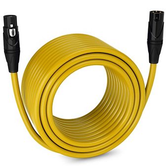 LyxPro XLR Cable, 100 Feet Male-to-Female, 3 Pin Mic Cable