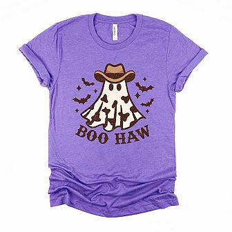 Boo Haw Ghost Short Sleeve Graphic Tee