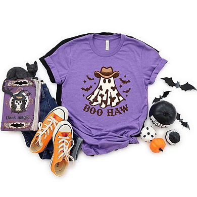 Boo Haw Ghost Short Sleeve Graphic Tee