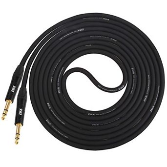 LyxPro 1/4" TRS Male to 1/4" TRS Male Balanced Microphone Cable 50ft