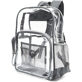 Clear Backpack For Stadium, Heavy Duty Pvc (17.5 X 12.5 X 6 in