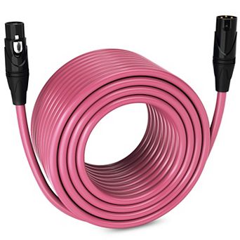 LyxPro XLR Cable, 250 Feet Male-to-Female, 3 Pin Mic Cable