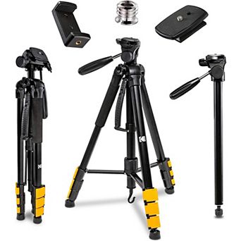 Kodak PhotoGear 2-in-1 Camera Tripod & Monopod, 70” Compact Tripod for Camera