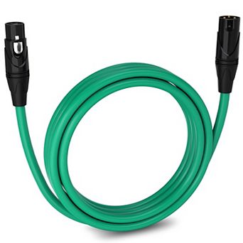 LyxPro XLR Cable, 10 Feet Male-to-Female, 3 Pin Mic Cable