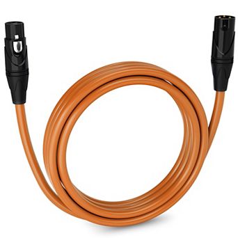 LyxPro XLR Cable, 10 Feet Male-to-Female, 3 Pin Mic Cable