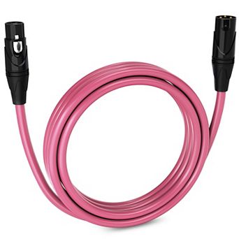 LyxPro XLR Cable, 10 Feet Male-to-Female, 3 Pin Mic Cable