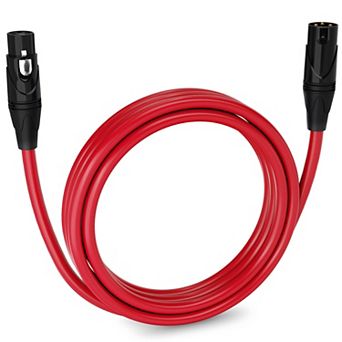 LyxPro XLR Cable, 10 Feet Male-to-Female, 3 Pin Mic Cable