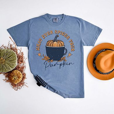 Whatever Spices Your Pumpkin Mug Garment Dyed Tees