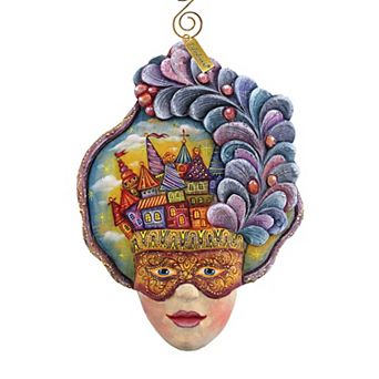 Carnival Mask Halloween 24-Inch Door Decor by G. DeBrekht - Thanksgiving Holiday Decor