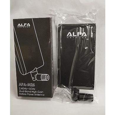 Alfa APA-M25 Dual Band 2.4GHz/5GHz 8 / 10dBi Directional Indoor Panel Antenna