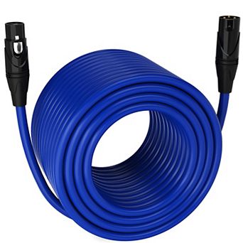 LyxPro XLR Cable, 300 Feet Male-to-Female, 3 Pin Mic Cable