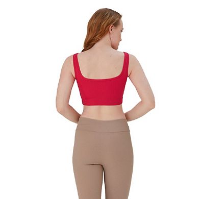 Juniors' Unlined Sports Bra - Ultra Soft, Seamless Bra Moisture-wicking & Quick Drying Activewear