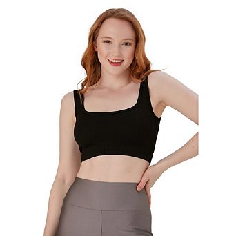 Juniors' Unlined Sports Bra - Ultra Soft, Seamless Bra Moisture-wicking & Quick Drying Activewear