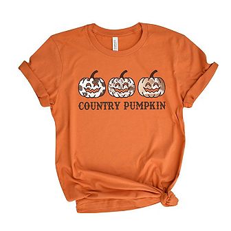 Country Pumpkin Short Sleeve Graphic Tee
