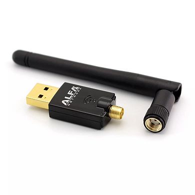 Alfa AWUS036ACS Dual-Band AC600 USB WiFi Adapter w/ Wide-Coverage & High-Sensitivity Antenna