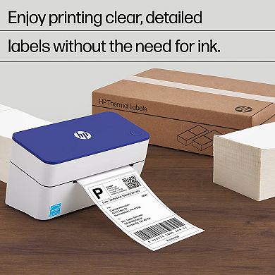 HP 4x6 in. Thermal Shipping Labels, 2 Fanfold Packs, 500 Sheets x Pack