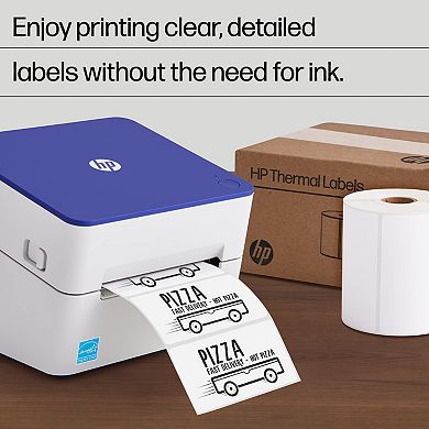 HP 4x2 in. Thermal Shipping Labels, 2 Paper Rolls, 735 Sheets x Roll