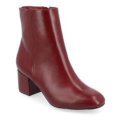 Red best sale boots kohls