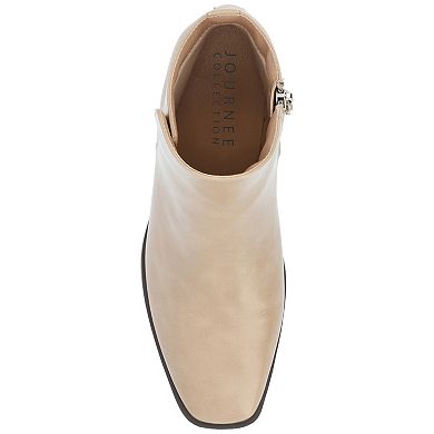 Journee Cappri Women's Tru Comfort Foam Square Toe Booties