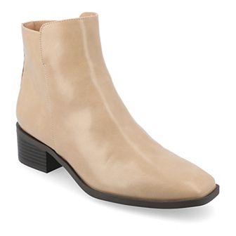 Journee Cappri Women's Square Toe Booties