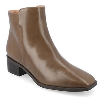 Journee Cappri Women's Square Toe Booties