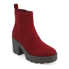 Kohls red outlet booties