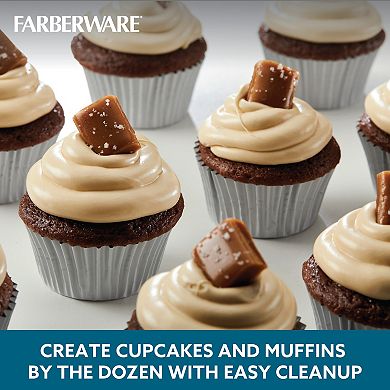 Farberware® Nonstick Bakeware Double Batch Muffin and Cupcake Pan 2-piece Set