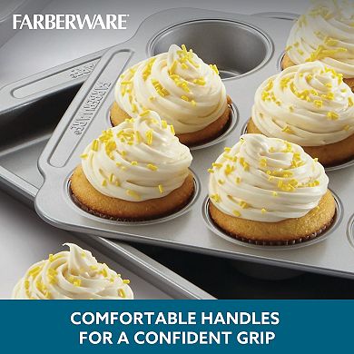 Farberware® Nonstick Bakeware Double Batch Muffin and Cupcake Pan 2-piece Set