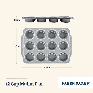 Farberware® Nonstick Bakeware Double Batch Muffin and Cupcake Pan 2-piece Set