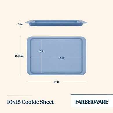 Farberware® Easy Solutions Nonstick Bakeware Cookie Pan 10-in. x 15-in. Baking Sheet