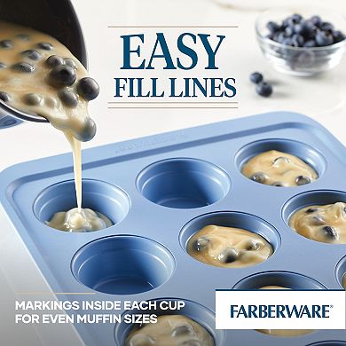 Farberware® Easy Solutions Nonstick Bakeware 12-Cup Muffin Pan