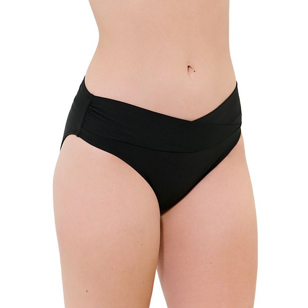 V-Front Bikini Bottom - Black