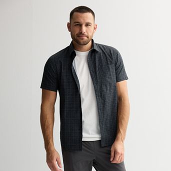 Men's FLX Slim Performance Untucked-Fit Button Down Shirt