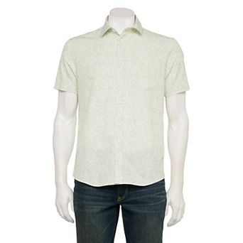 Men's FLX Slim Performance Untucked-Fit Button Down Shirt