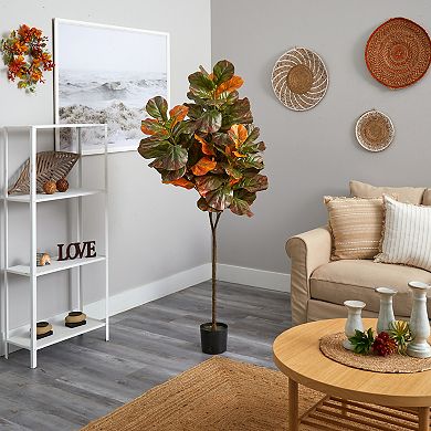 nearly natural 6ft. Autumn Maple Artificial Tree