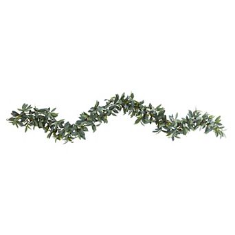 nearly natural 6.5ft. Olive Artificial Artificial Garland