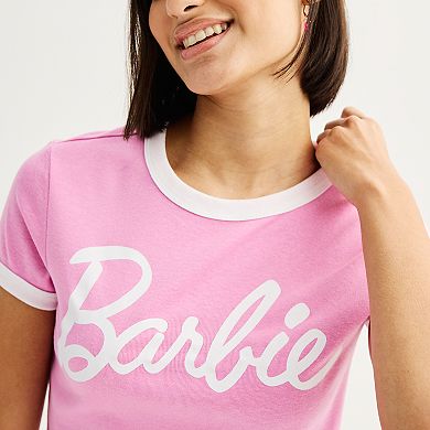 Juniors' Barbie® Short Sleeve Graphic Tee