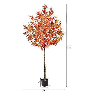 nearly natural 4ft. Artificial Autumn Ficus Tree